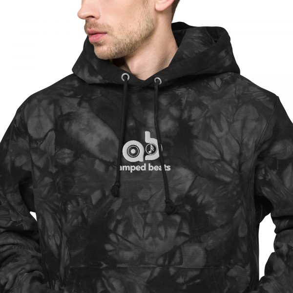 Amped Beats - Unisex Champion tie-dye hoodie - Image 5