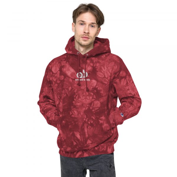 Amped Beats - Unisex Champion tie-dye hoodie - Image 13