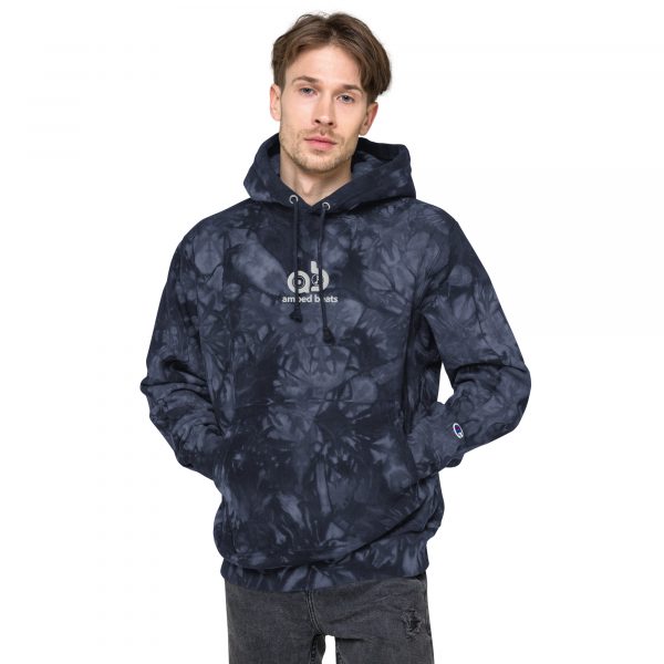 Amped Beats - Unisex Champion tie-dye hoodie - Image 8