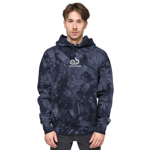 Amped Beats - Unisex Champion tie-dye hoodie - Image 7
